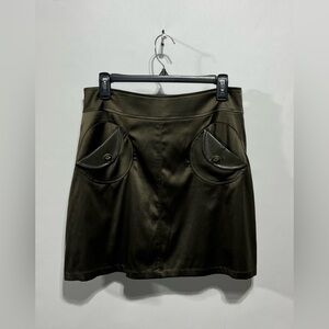 Tatyana Army‎ Green Mini Skirt Women’s Size Large Business Casual